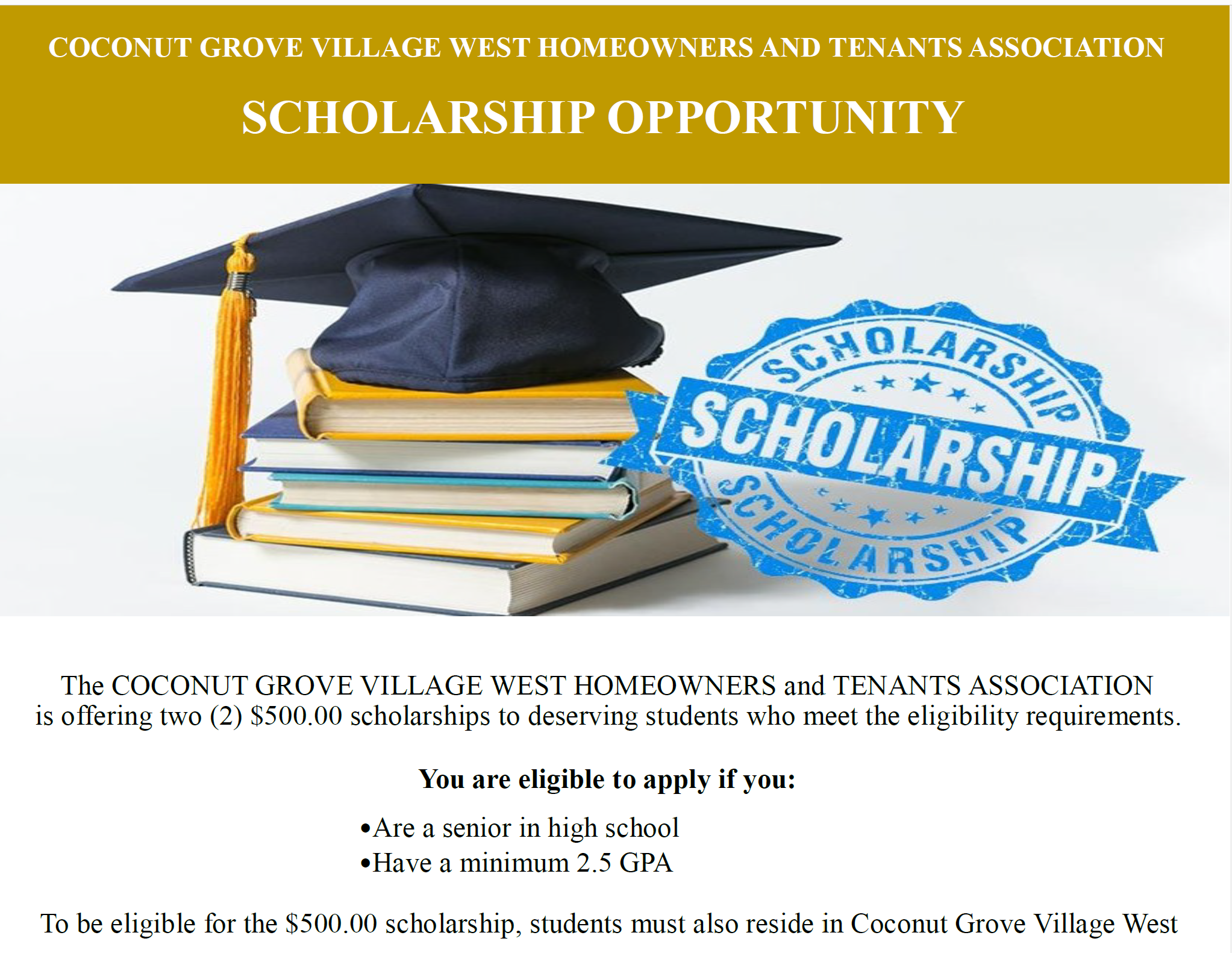 HOATA Scholarship Picture